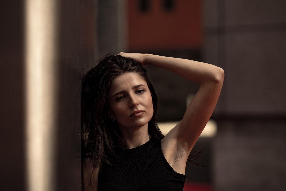 studio beauty fashion portrait